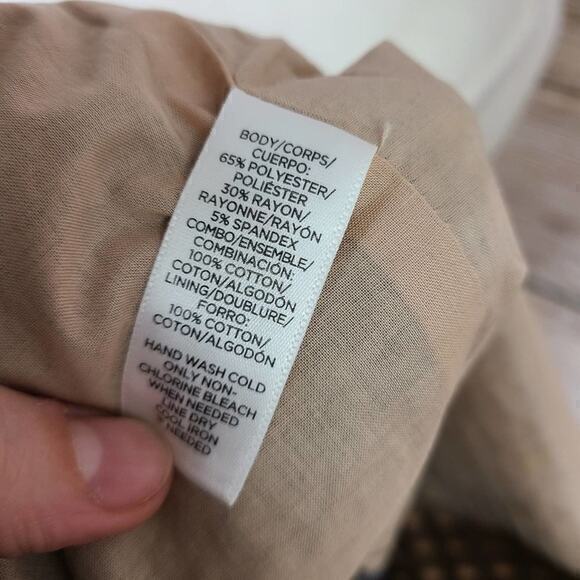 Ann Taylor LOFT Navy Blue Sleeveless Round Neck Eyelet Mini Sheath Dress Size 0 - Picture 6 of 6